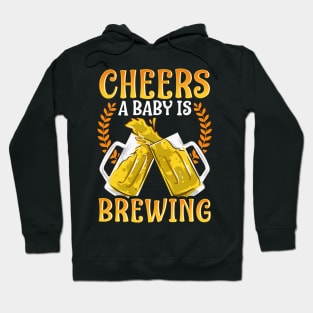 Cheers a baby is brewing | HomeBrewing Gift | Craft Beer Hoodie
